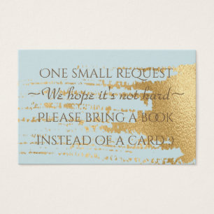 BringABook "Classic GoldB" Insert Card/Personalise