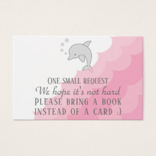 BringABook "Dolphin Pink" Insert Card/Personalise