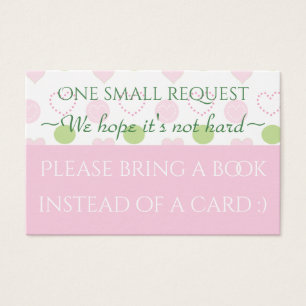BringABook "Sugar & Spice" Insert Card/Personalise