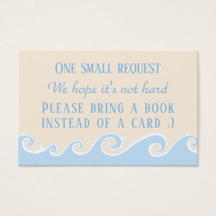 BringABook "Under the Sea" Insert Card/Personalise