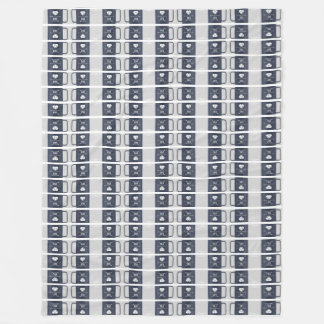 bringing back the life back fleece blanket