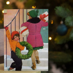 Bringing Christmas Cheer Holiday Card