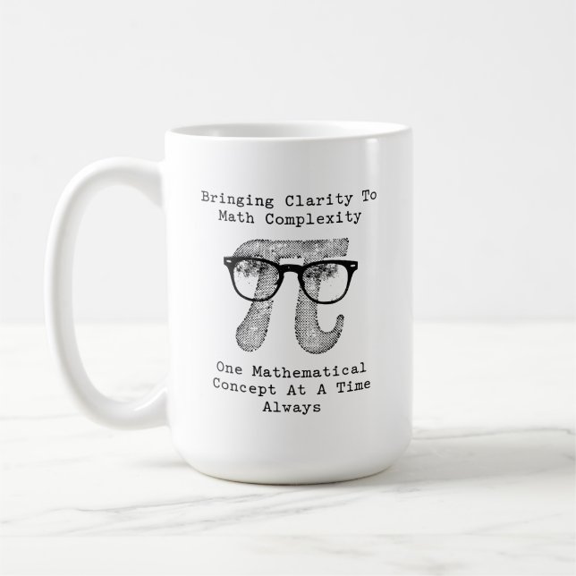 Bringing Clarity to Math Complexity One Concept Coffee Mug (Left)