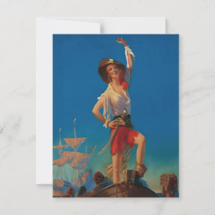 Bringing Home the Treasure by Edward Mason Egglest Invitation