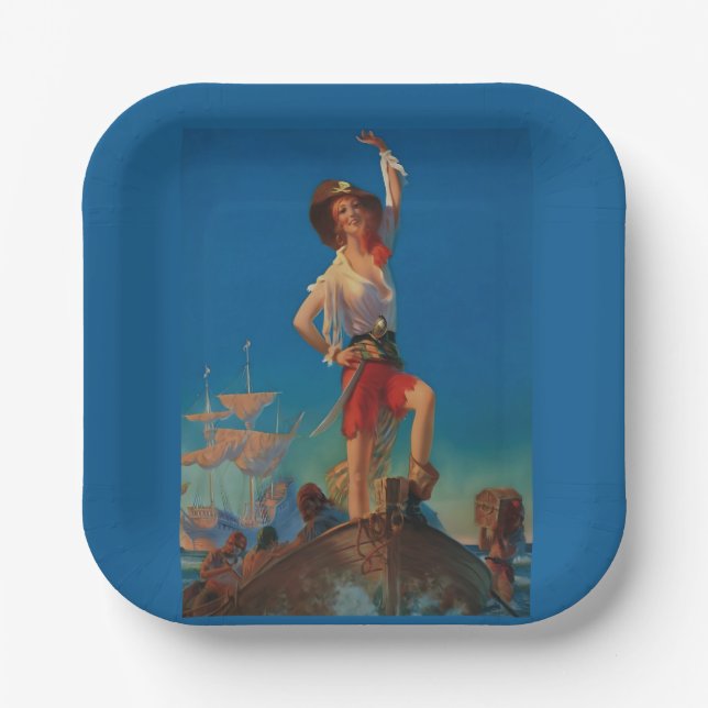 Bringing Home the Treasure by Edward Mason Egglest Paper Plate (Front)