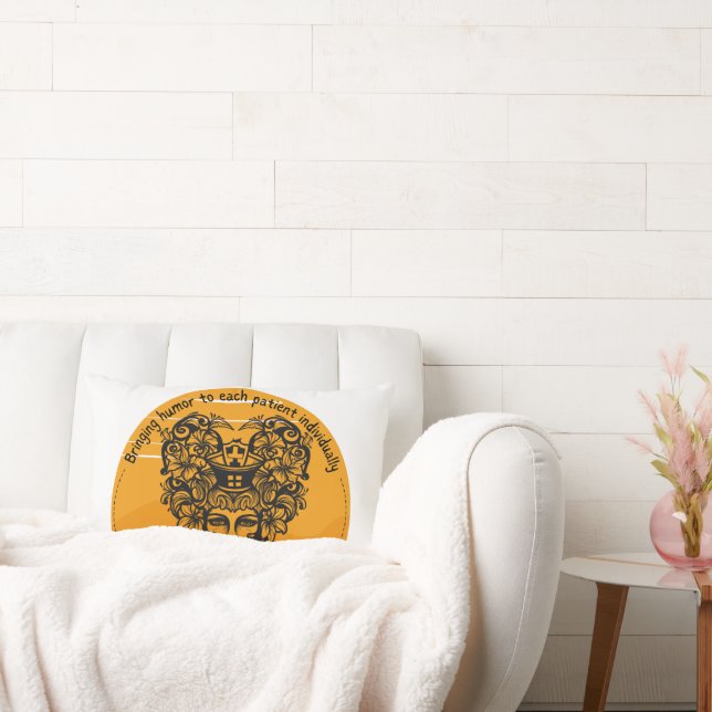 Bringing humour to each patient individually lumbar cushion (Couch)