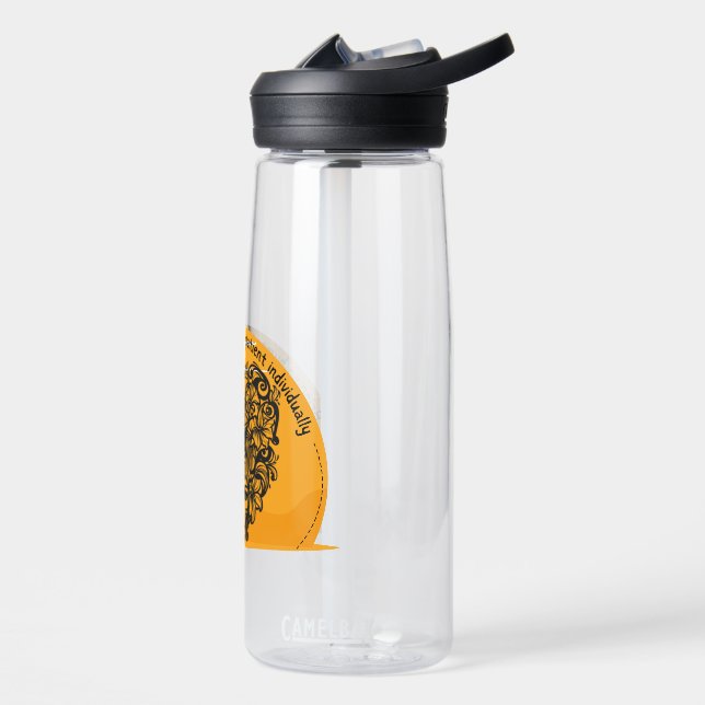 Bringing humour to each patient individually water bottle (Left)