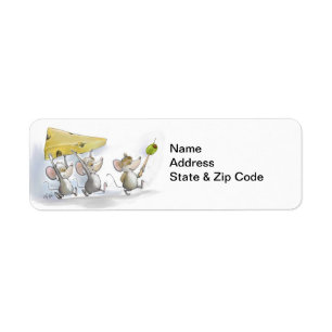 Bringing In The Cheese (with Olives) Address Label Return Address Label