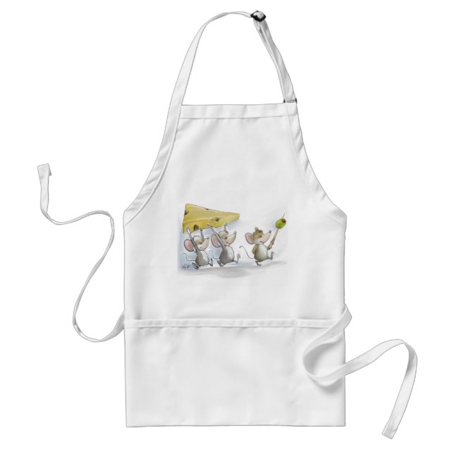 Bringing In The Cheese (with Olives) Apron (Front)