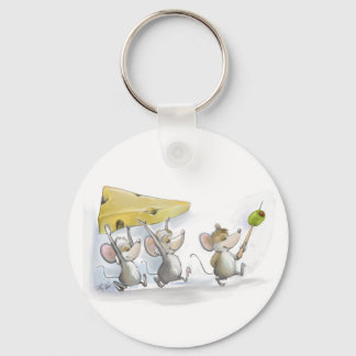 Bringing In The Cheese (with Olives) Keychain