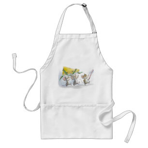 Bringing In The Christmas Cheese Apron