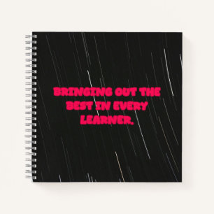 Bringing Out The Best In Every Learner Teacher Notebook