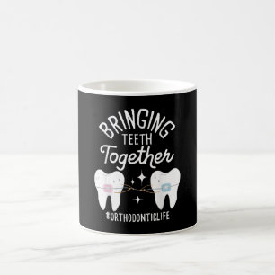 Bringing Teeth Together - Orthodontist Coffee Mug