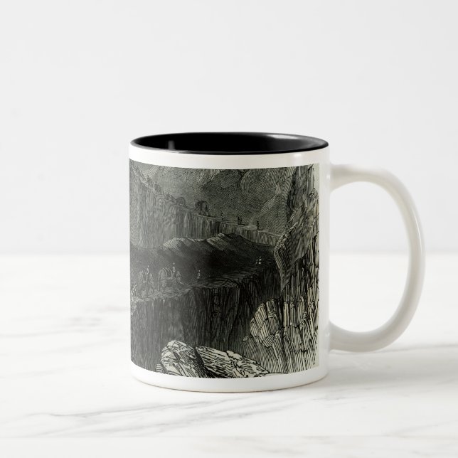 Bringing up the guns Two-Tone coffee mug (Right)