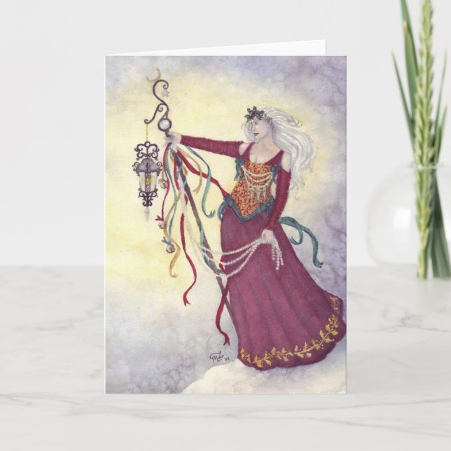 "Bringing Yuletide Magic" Holiday Card (Front)
