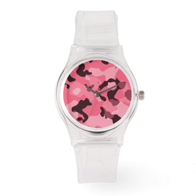 Brink Pink Camo; Camouflage Watch (Front)