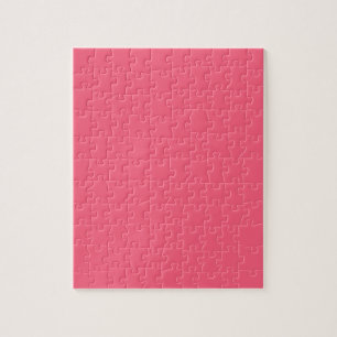Brink pink (solid colour) jigsaw puzzle