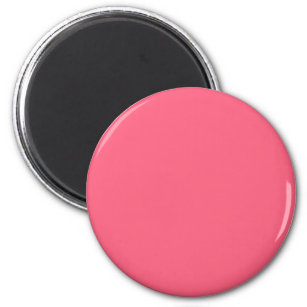 Brink pink  (solid colour)  magnet