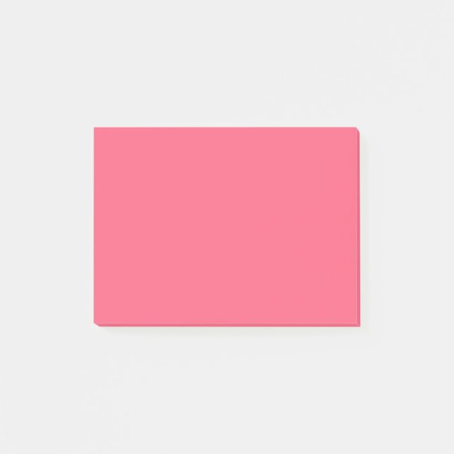 Brink Pink Solid Colour Post-it Notes (Front)