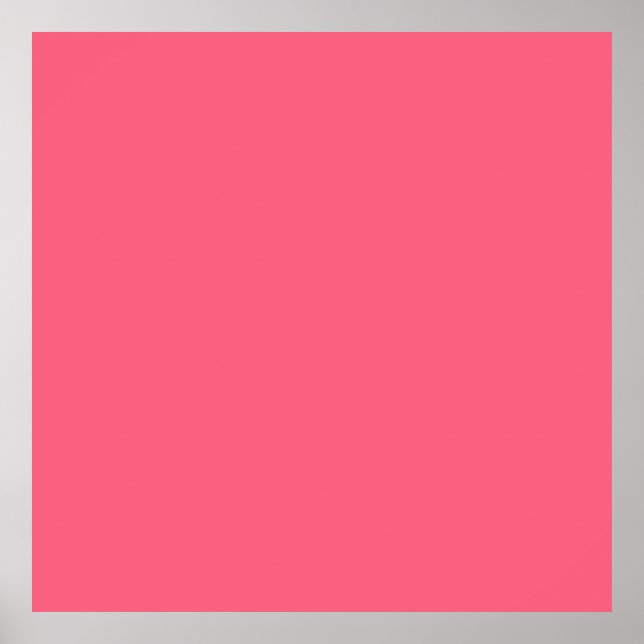 Brink pink  (solid colour)  poster (Front)