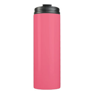 Brink pink (solid colour) thermal tumbler
