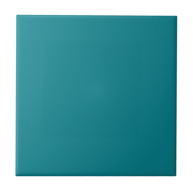 Briny Sea Blue Square Kitchen and Bathroom Ceramic Tile (Front)