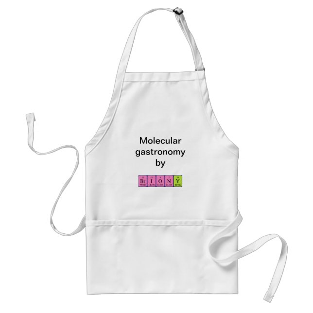 Briony periodic table name apron (Front)