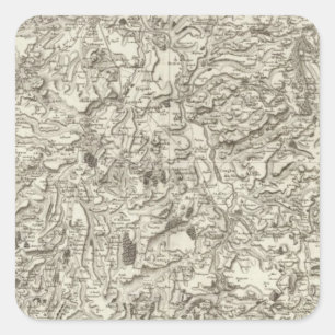 Brioude, Issoire Square Sticker