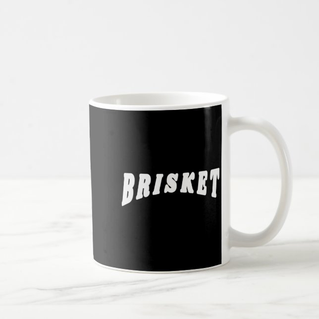 Bris Bbq Barbeque Barbecue Design Smoker Offset Coffee Mug (Right)