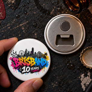 Brisbane 10 years bottle opener