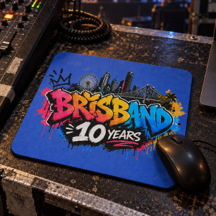 Brisbane 10 years mouse pad