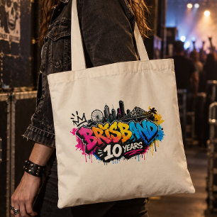 Brisbane 10 years tote bag