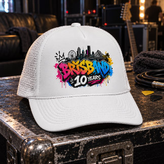 Brisbane 10 years trucker hat