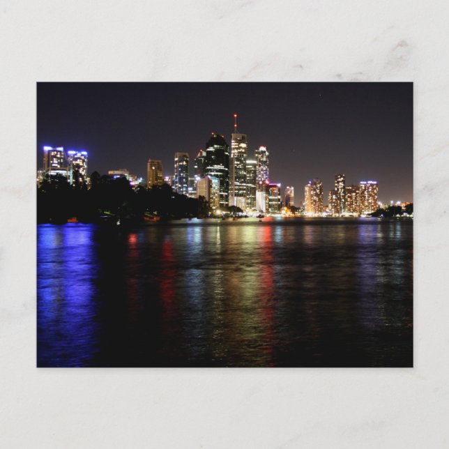 Brisbane at Night Postcard (Front)