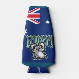 Brisbane Australia, G'day! Aussie Spirit, Bottle Cooler