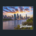 Brisbane, Australia Postcard<br><div class="desc">This beautiful postcard features a photograph of the city of Brisbane,  Australia. This postcard would be ideal for friends,  family and colleagues.</div>