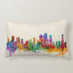 Brisbane Australia Skyline Cityscape Lumbar Cushion<br><div class="desc">Watercolor art print of the skyline of Brisbane,  Queensland,  Australia</div>