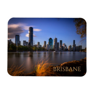 Brisbane, Australia Skyline from across River Magnet