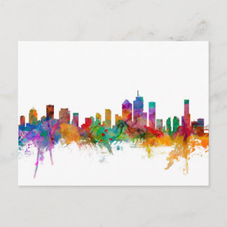 Brisbane Australia Skyline Postcard