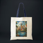 Brisbane Australia Travel Art Vintage Tote Bag<br><div class="desc">Brisbane retro vector travel design. Brisbane,  the vibrant capital of Queensland,  Australia,  is a city that seamlessly blends urban energy with laid-back charm. Nestled on the banks of the Brisbane River,  it boasts a subtropical climate,  stunning natural beauty,  and a rich cultural tapestry.</div>