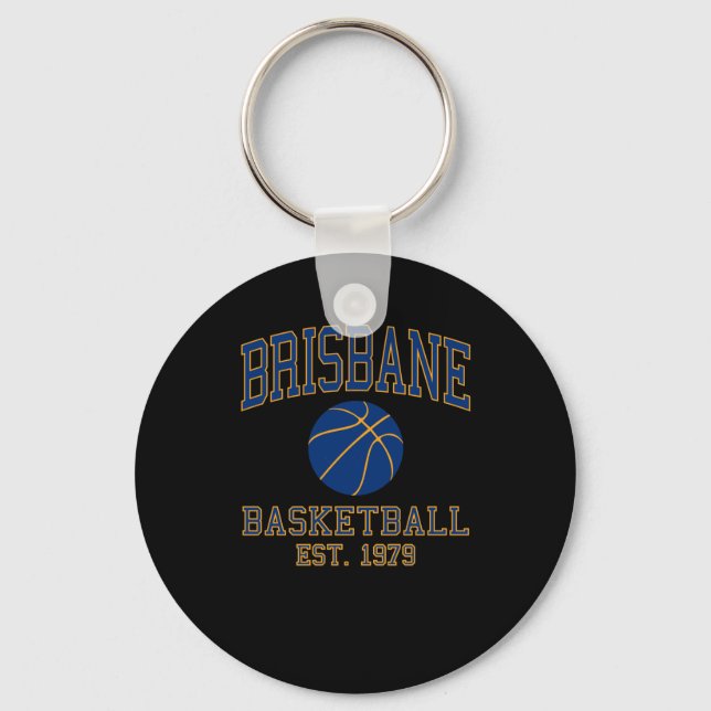 Brisbane Basketball  Key Ring (Front)
