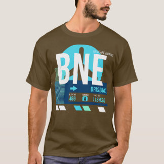 Brisbane BNE Airport Code Baggage Tag T-Shirt