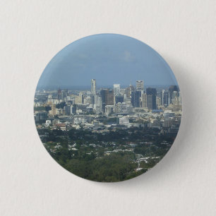 Brisbane City 6 Cm Round Badge