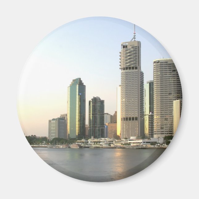 Brisbane city skyline magnet (Front)