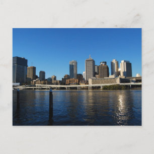 Brisbane City Skyline Postcard