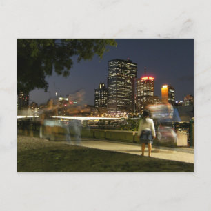 Brisbane from South Bank, Australia. Postcard