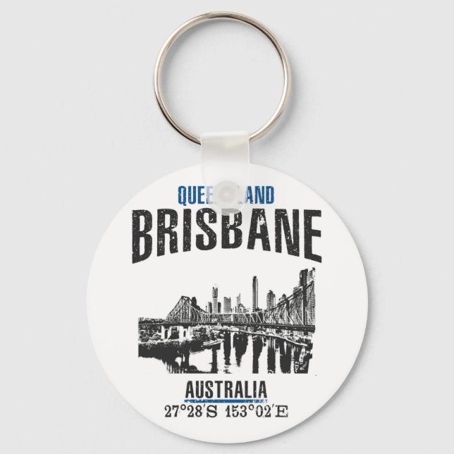 Brisbane Key Ring (Front)