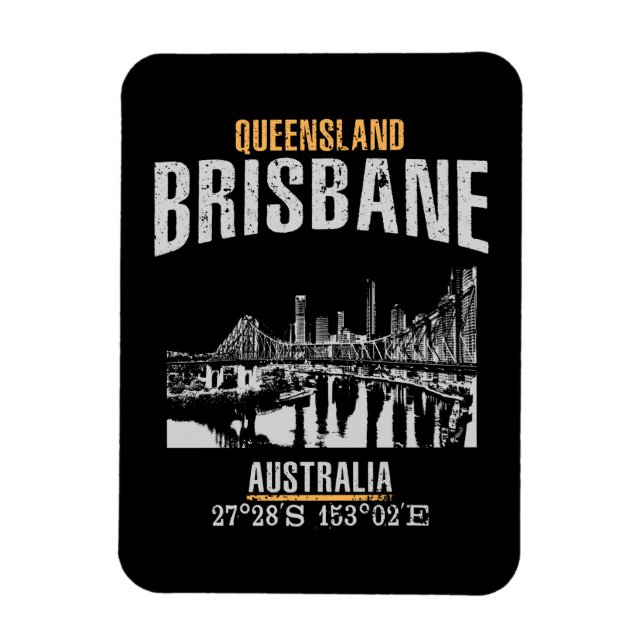 Brisbane Magnet (Vertical)