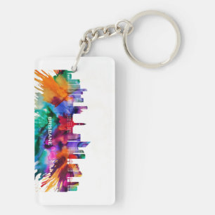 Brisbane Skyline Key Ring