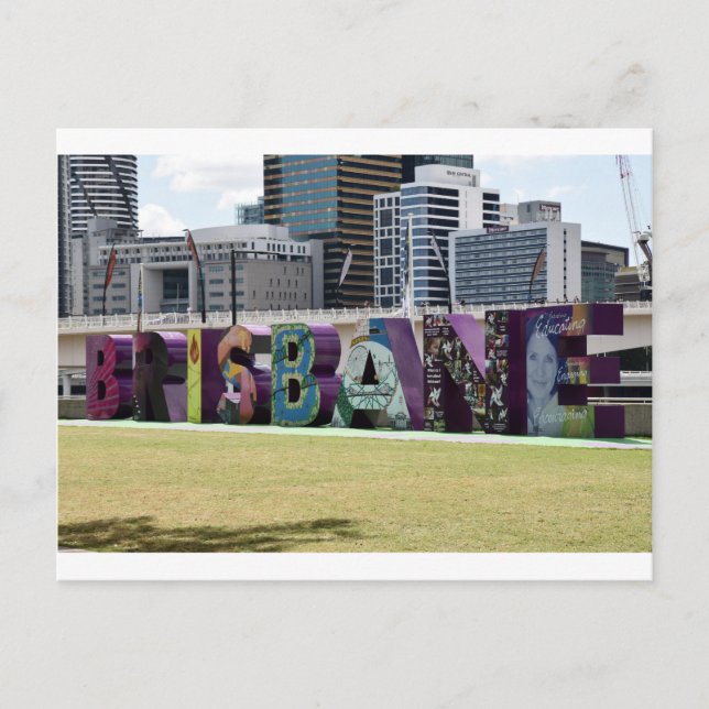 BRISBANE  SOUTHBANK QUEENSLAND AUSTRALIA POSTCARD (Front)